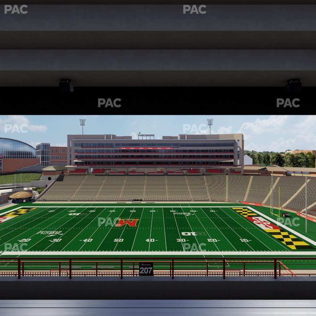 SECU Stadium - Section 207 Seat View