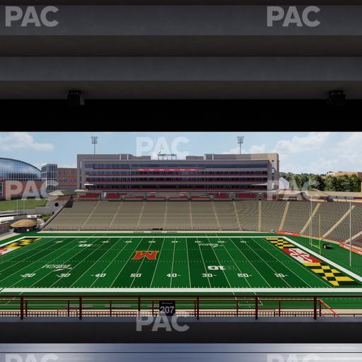 SECU Stadium - Section 207 Seat View
