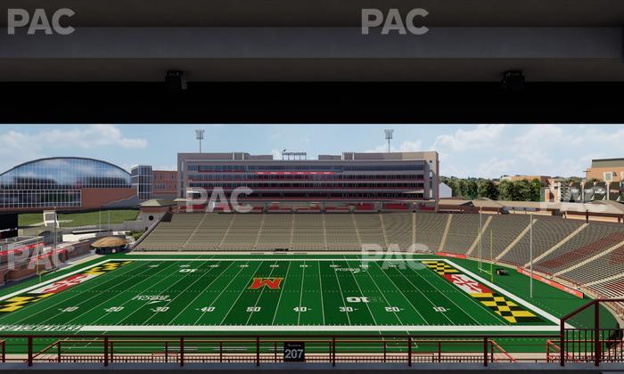 SECU Stadium - Section 207 Seat View