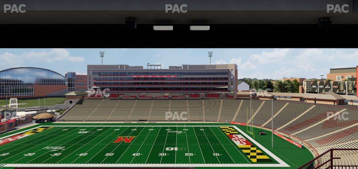 SECU Stadium - Section 208 Seat View