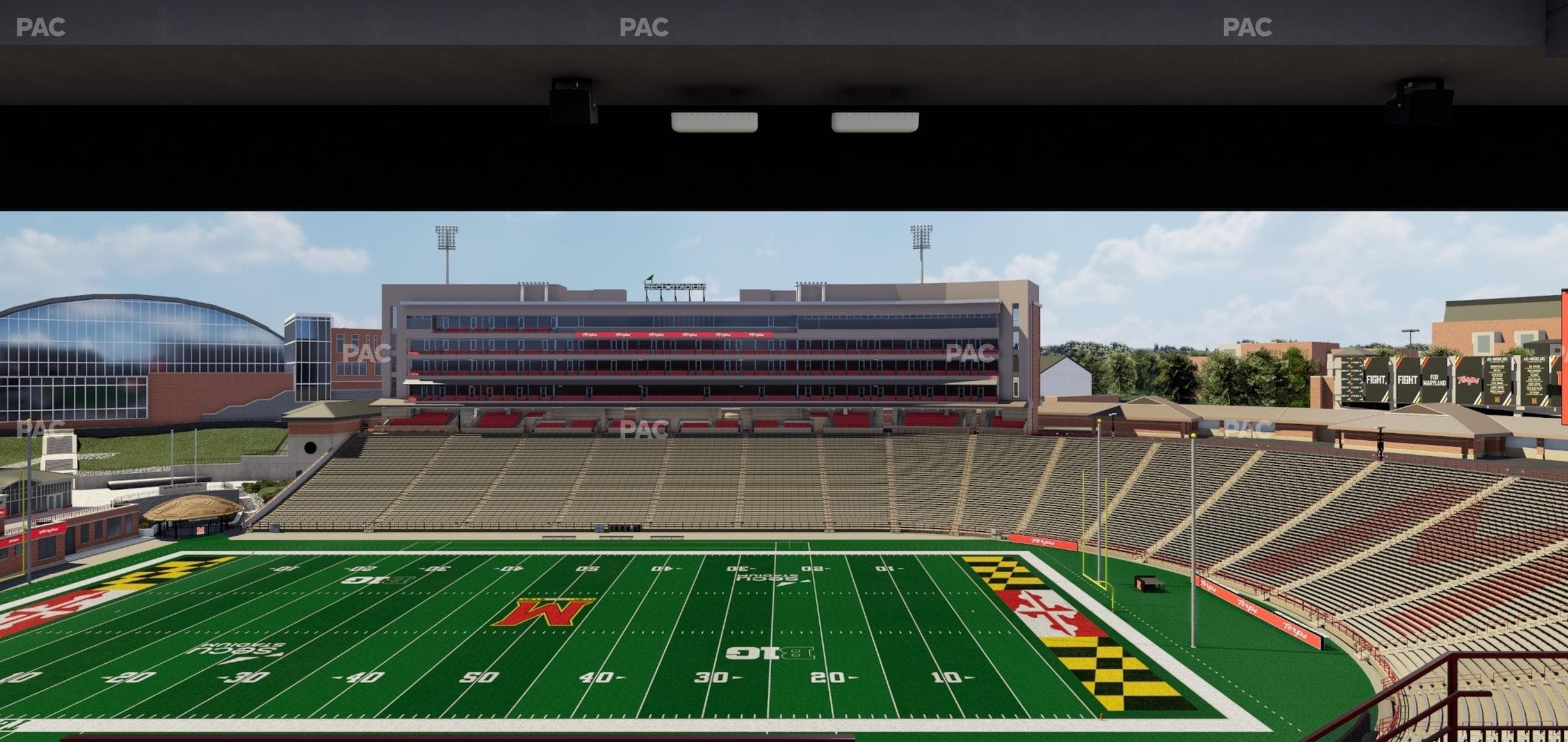 SECU Stadium - Section 208 Seat View