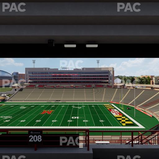 SECU Stadium - Section 208 Seat View