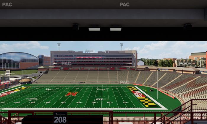 SECU Stadium - Section 208 Seat View