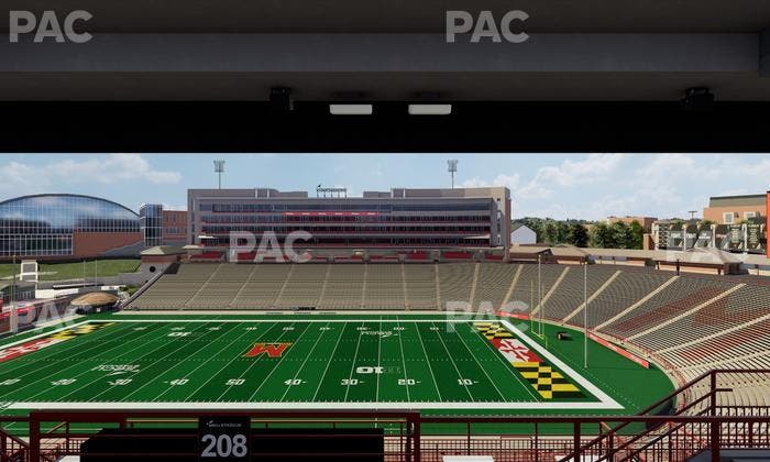 SECU Stadium - Section 208 Seat View