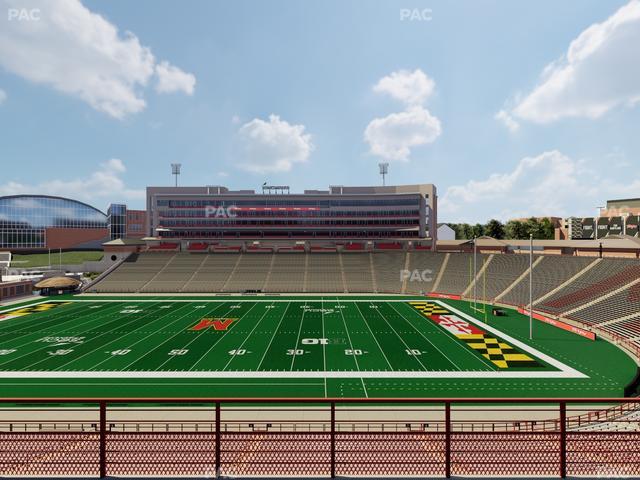 SECU Stadium - Section 208 Seat View