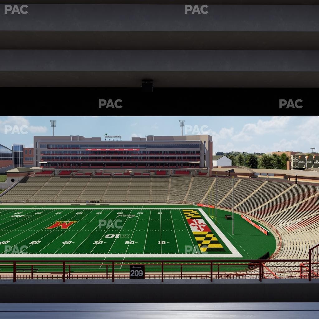 SECU Stadium - Section 209 Seat View