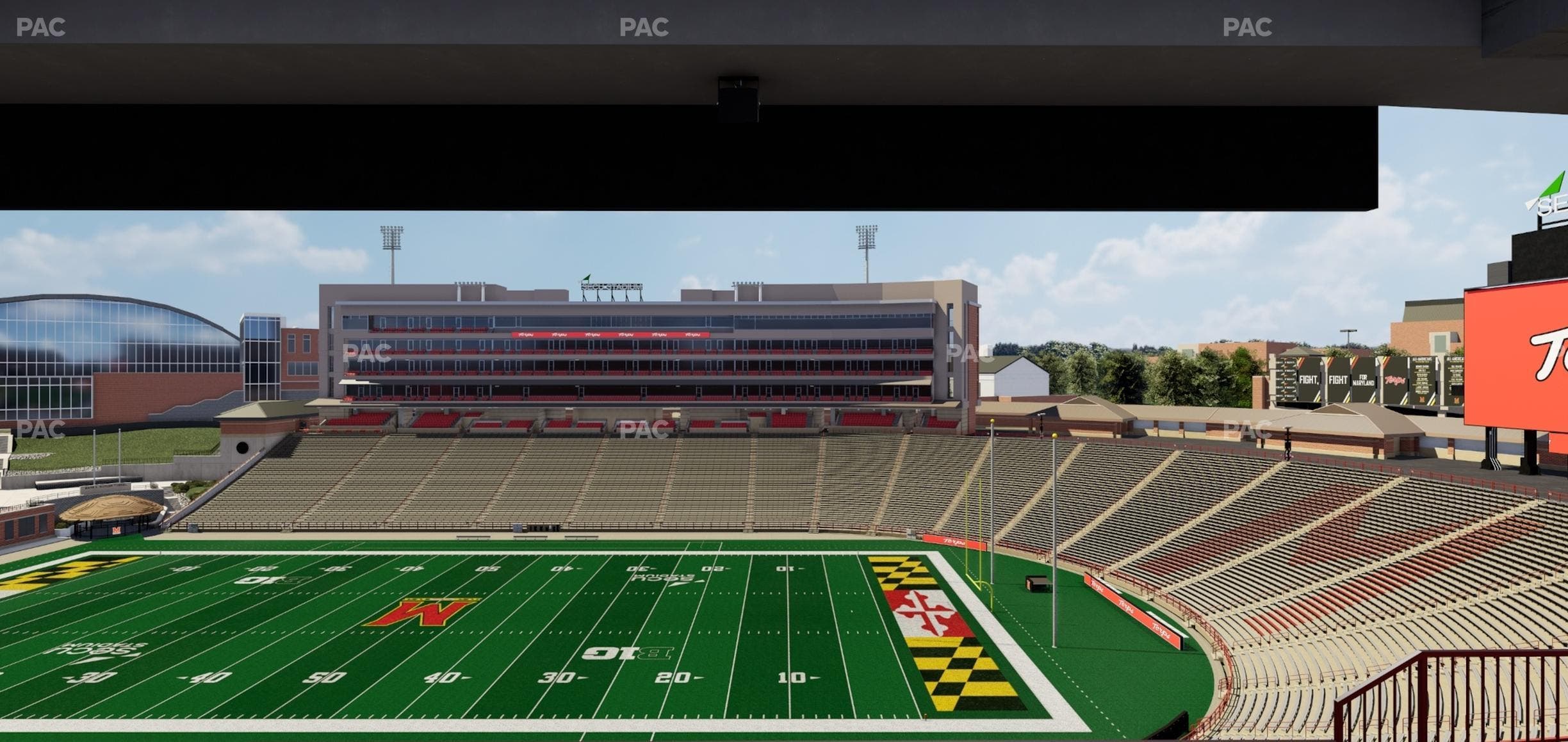 SECU Stadium - Section 209 Seat View