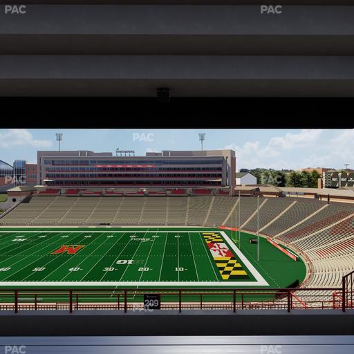 SECU Stadium - Section 209 Seat View