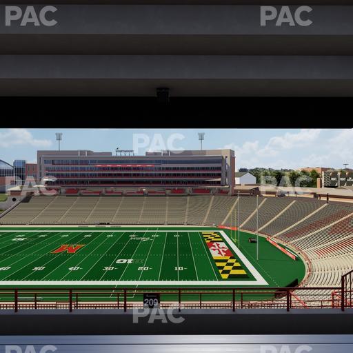 SECU Stadium - Section 209 Seat View