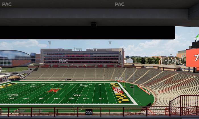 SECU Stadium - Section 209 Seat View