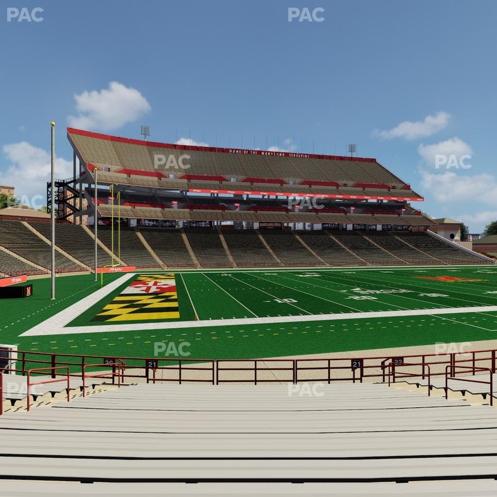 SECU Stadium - Section 21 Seat View