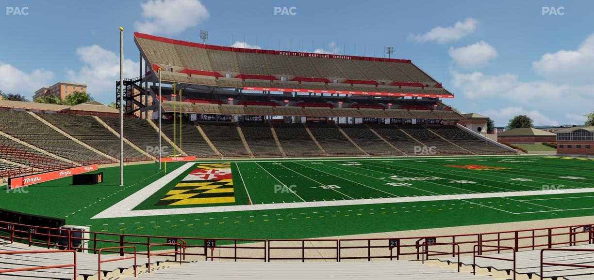 SECU Stadium - Section 21 Seat View