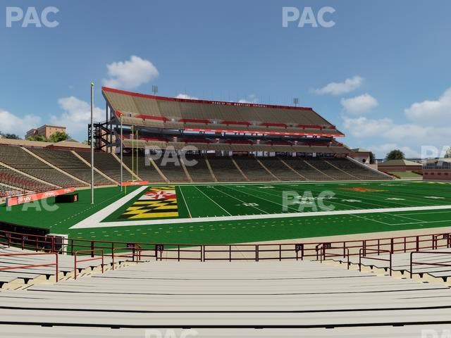 SECU Stadium - Section 21 Seat View