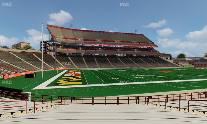 SECU Stadium - Section 21 Seat View