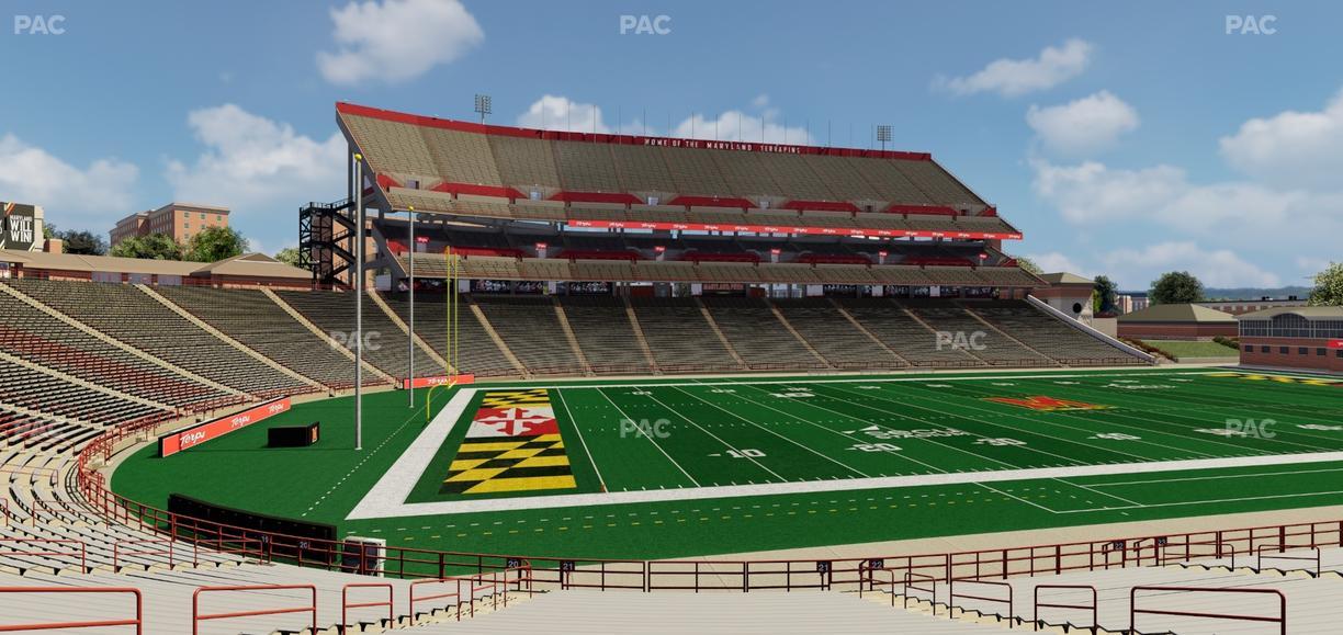 SECU Stadium - Section 21 Seat View