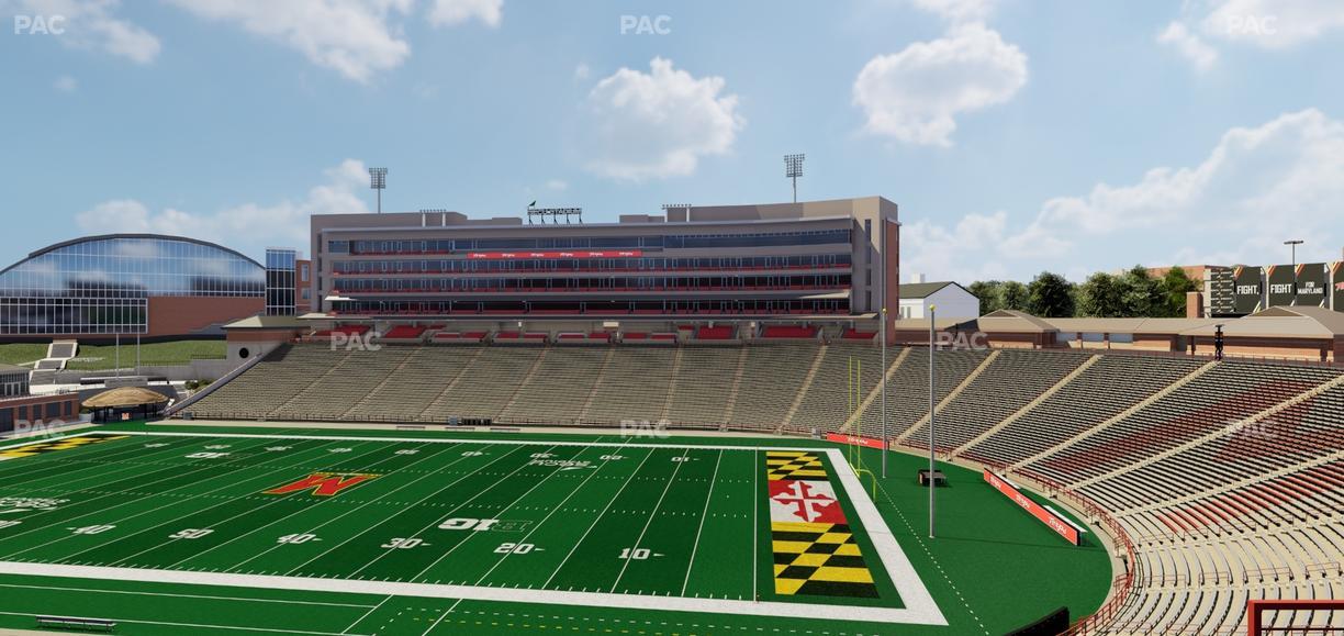 SECU Stadium - Section 210 Seat View