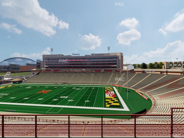 SECU Stadium - Section 210 Seat View