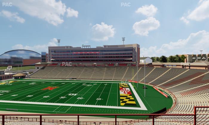 SECU Stadium - Section 210 Seat View