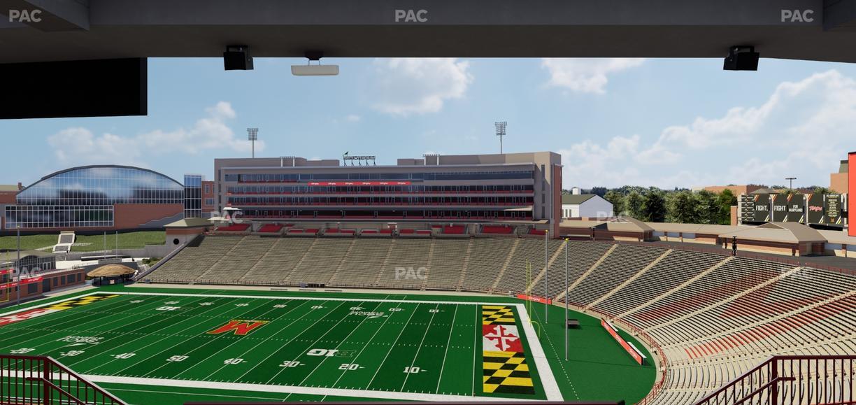 SECU Stadium - Section 210 Seat View