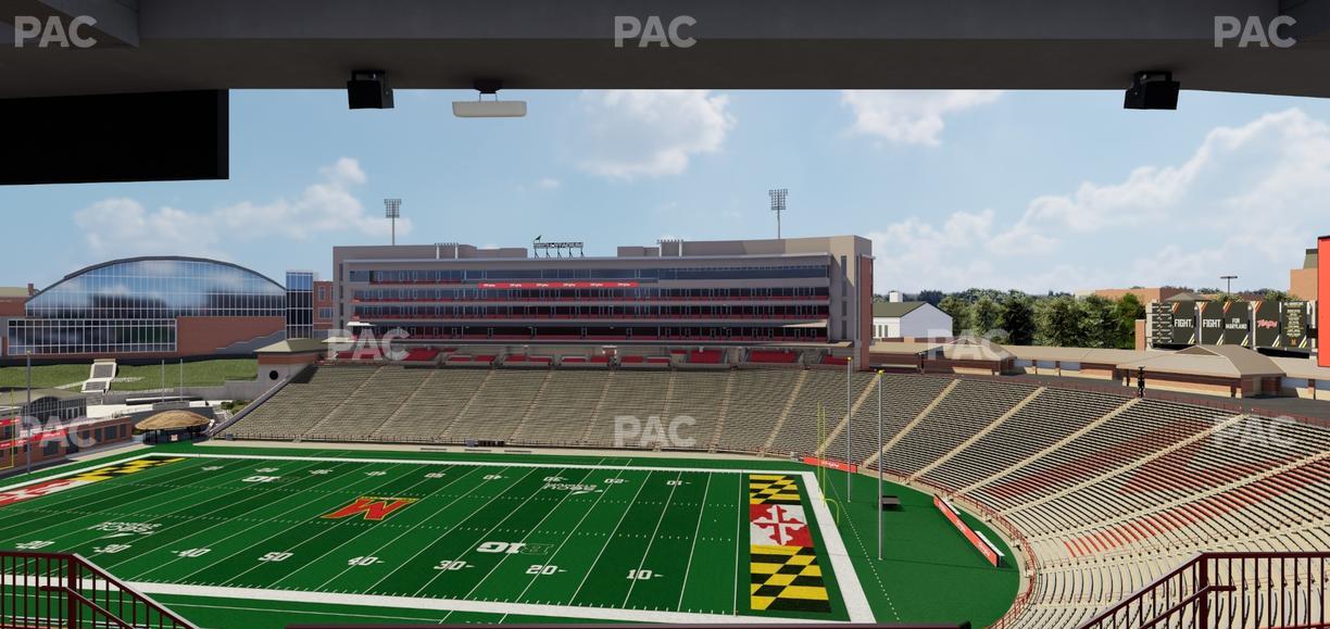 SECU Stadium - Section 210 Seat View
