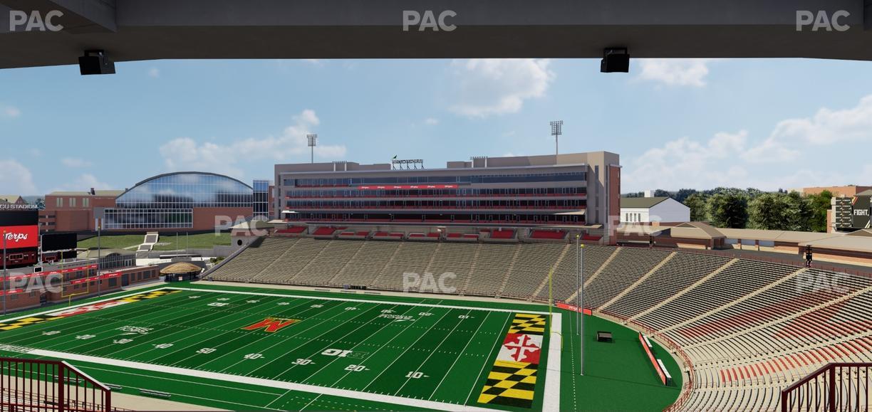 SECU Stadium - Section 211 Seat View