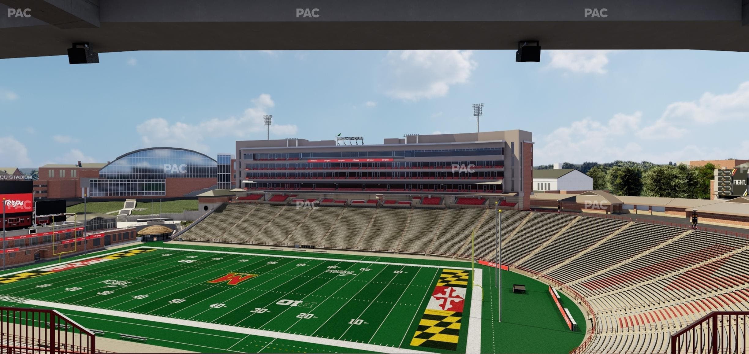 SECU Stadium - Section 211 Seat View