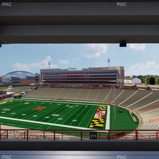 SECU Stadium - Section 211 Seat View