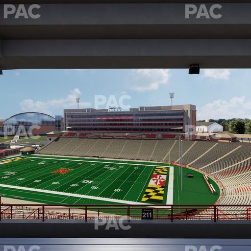 SECU Stadium - Section 211 Seat View