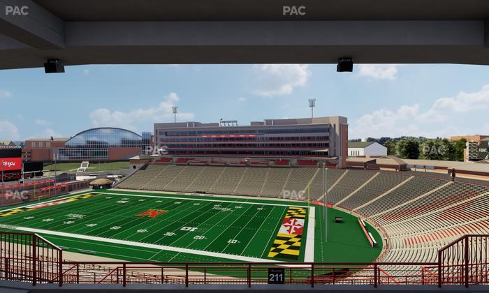 SECU Stadium - Section 211 Seat View