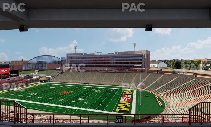 SECU Stadium - Section 211 Seat View