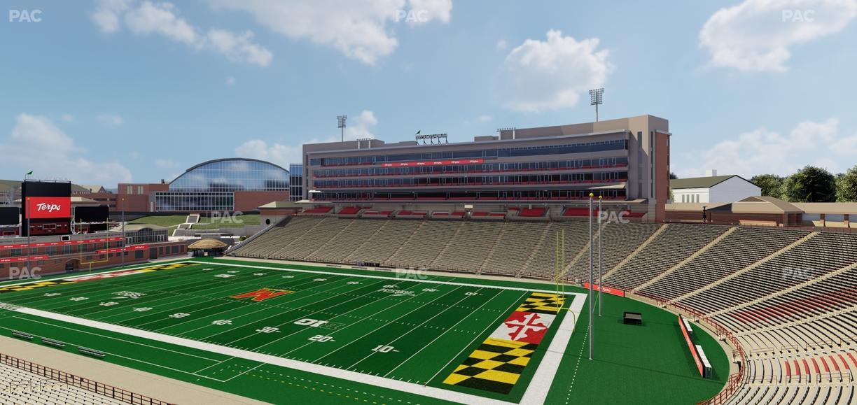 SECU Stadium - Section 212 Seat View