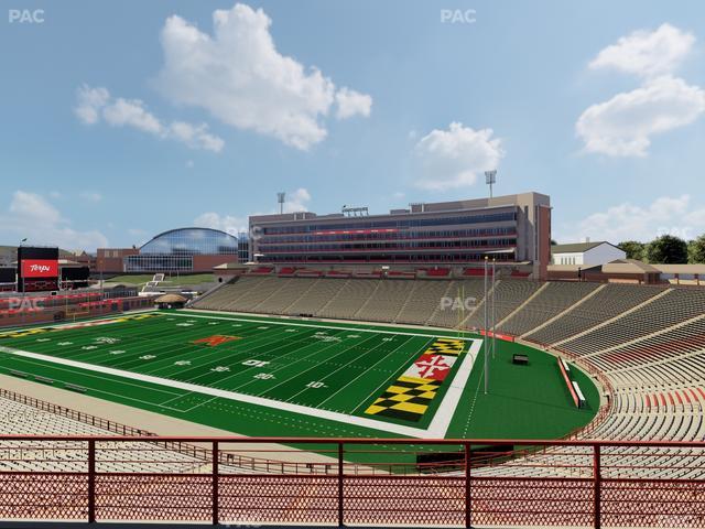 SECU Stadium - Section 212 Seat View