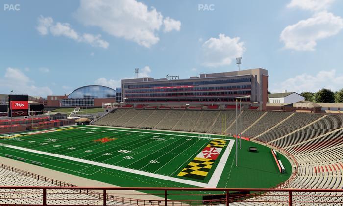 SECU Stadium - Section 212 Seat View