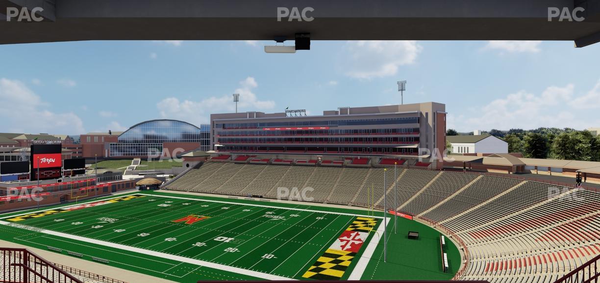 SECU Stadium - Section 212 Seat View
