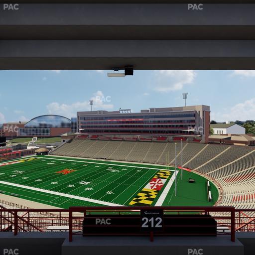 SECU Stadium - Section 212 Seat View