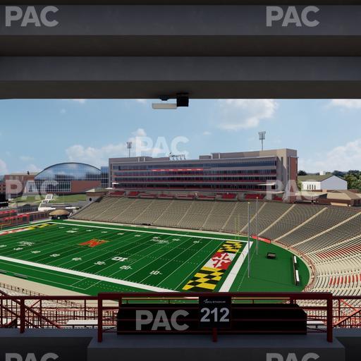 SECU Stadium - Section 212 Seat View