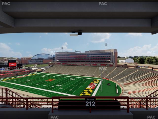 SECU Stadium - Section 212 Seat View