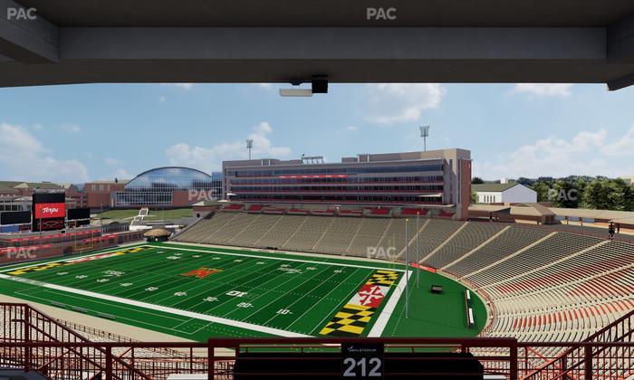 SECU Stadium - Section 212 Seat View