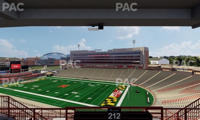 SECU Stadium - Section 212 Seat View