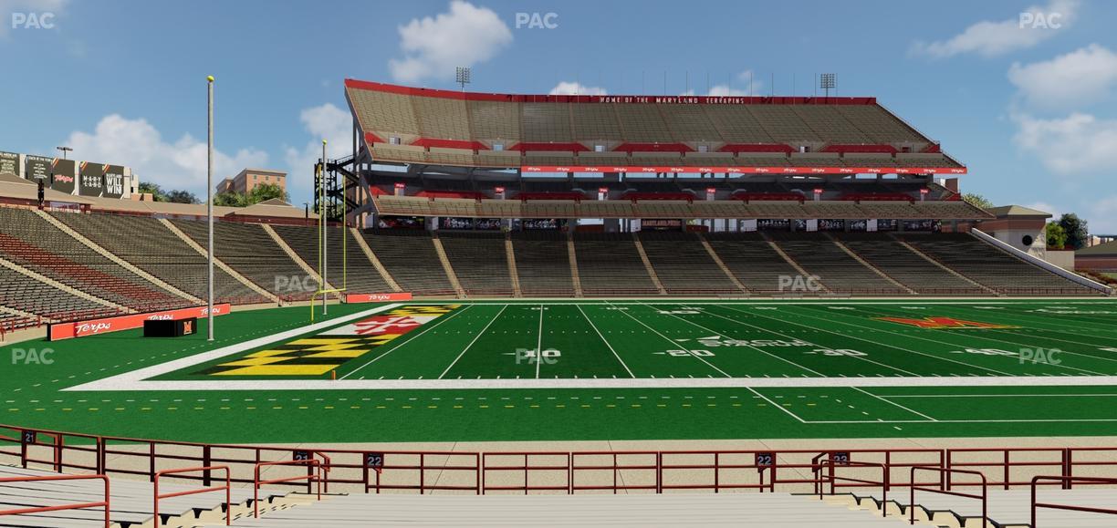 SECU Stadium - Section 22 Seat View