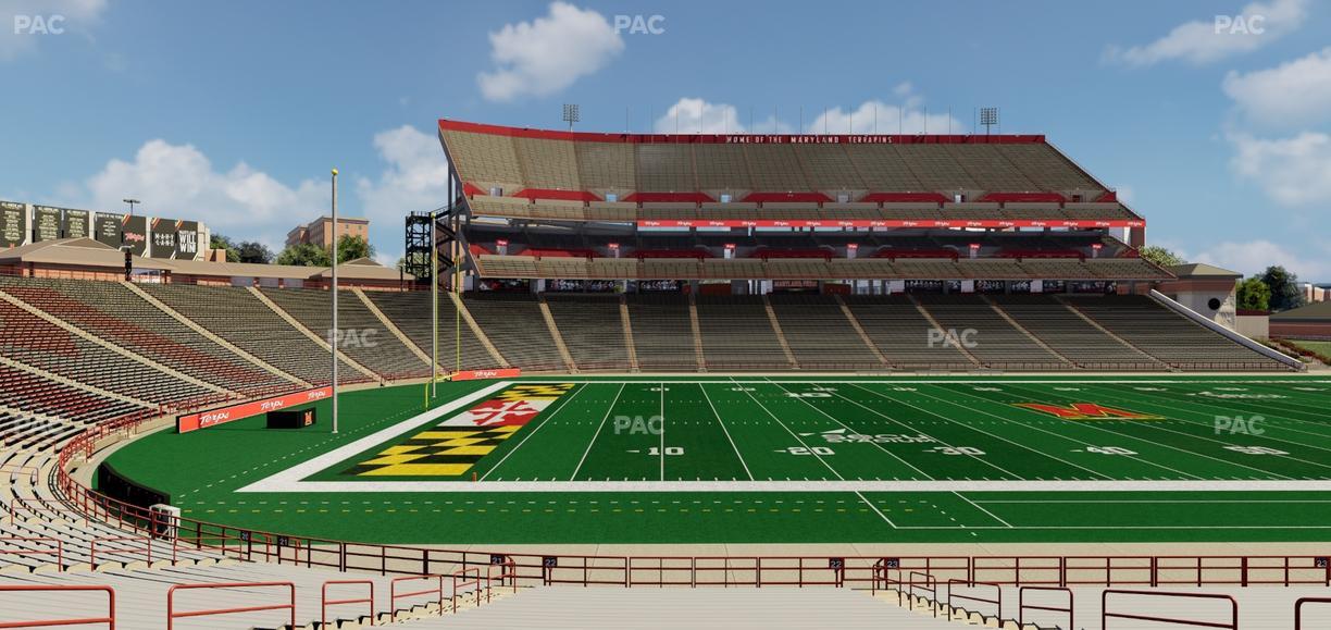 SECU Stadium - Section 22 Seat View