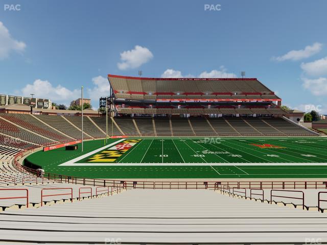 SECU Stadium - Section 22 Seat View