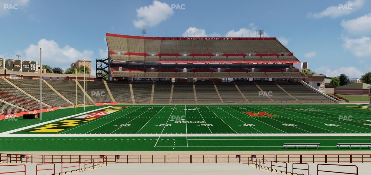 SECU Stadium - Section 23 Seat View