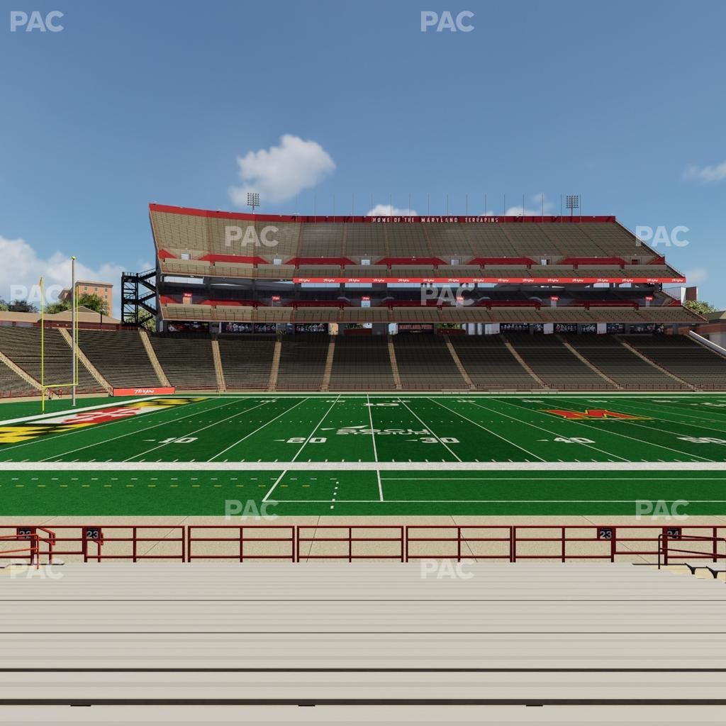 SECU Stadium - Section 23 Seat View