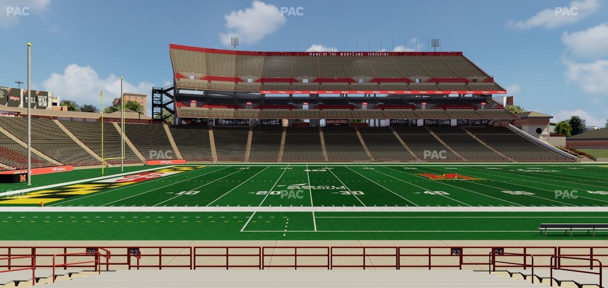 SECU Stadium - Section 23 Seat View