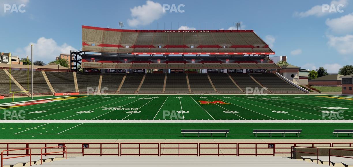 SECU Stadium - Section 24 Seat View