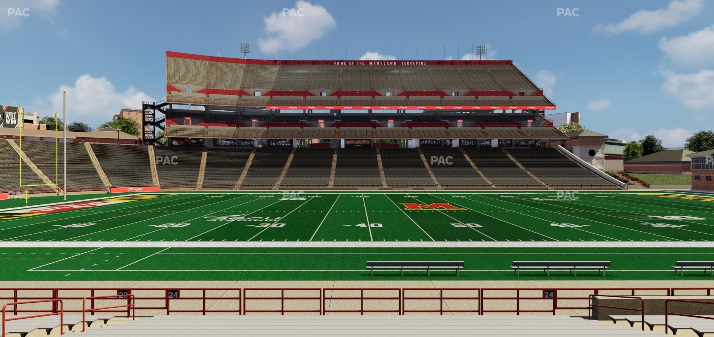 SECU Stadium - Section 24 Seat View