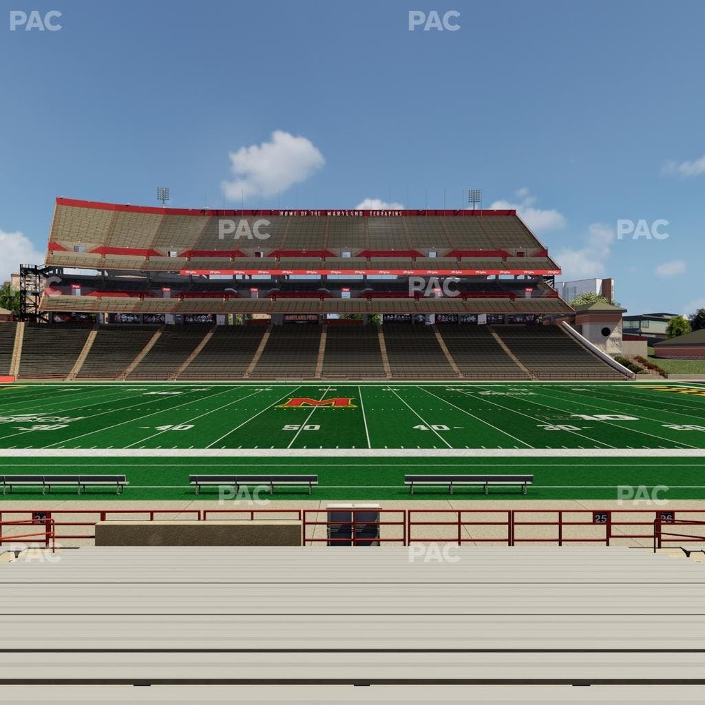 SECU Stadium - Section 25 Seat View