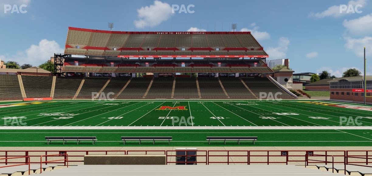 SECU Stadium - Section 25 Seat View