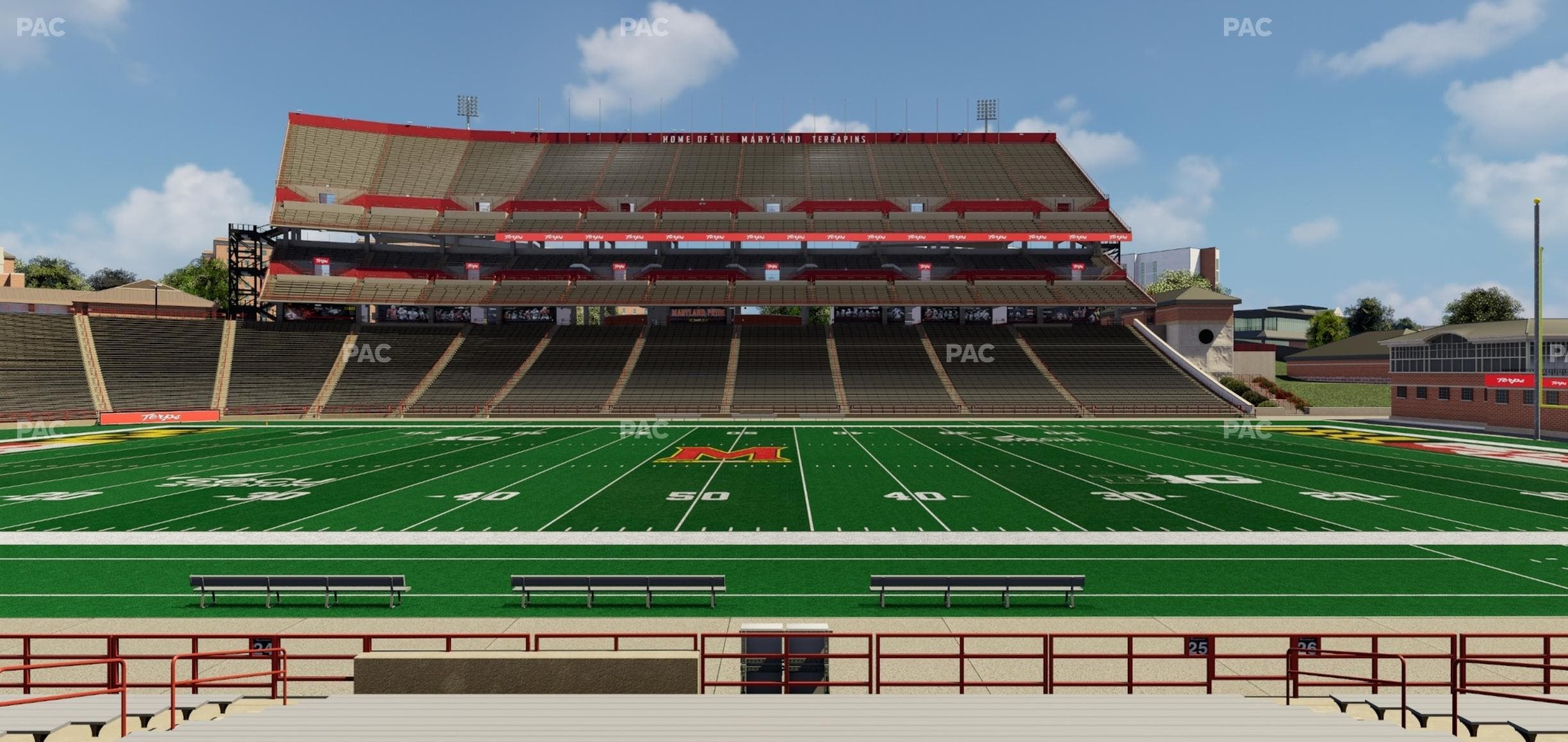 SECU Stadium - Section 25 Seat View